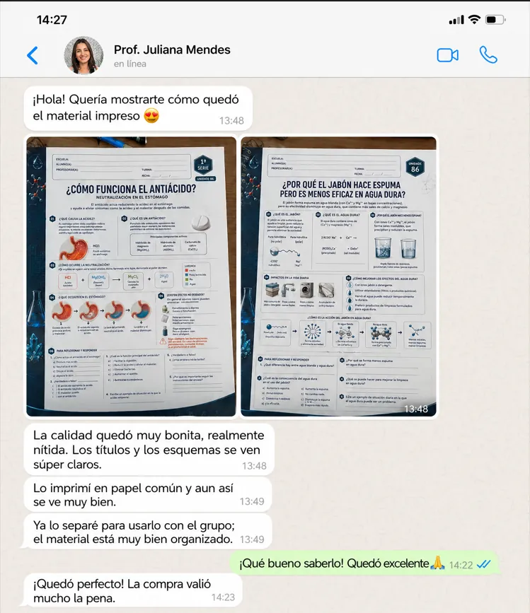 Testimonio de la Prof. Juliana Mendes